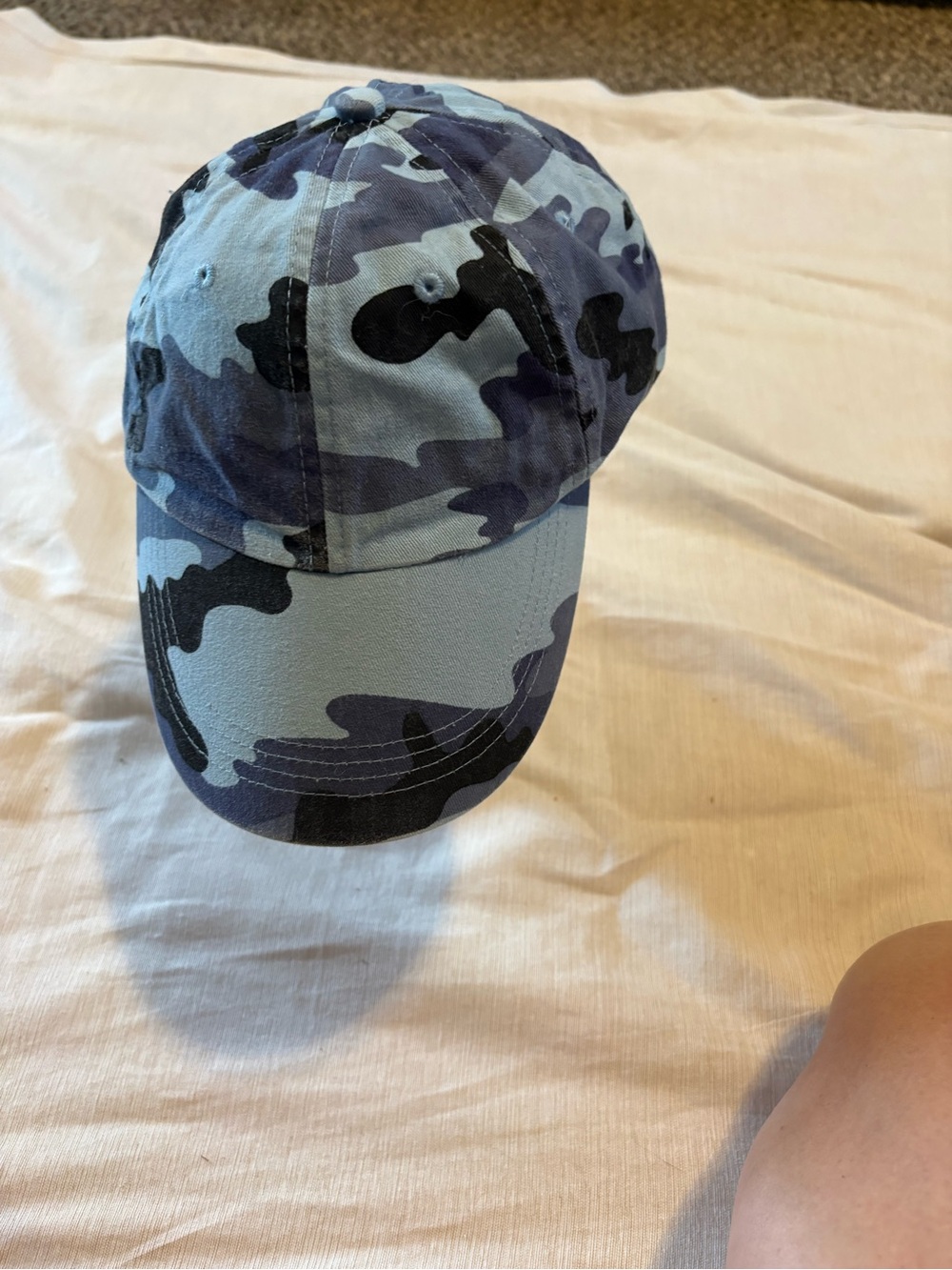Camo Baseball Cap - Blue Camouflage